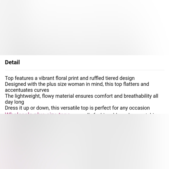 ♥️New Plus size boho floral top - Picture 2 of 10